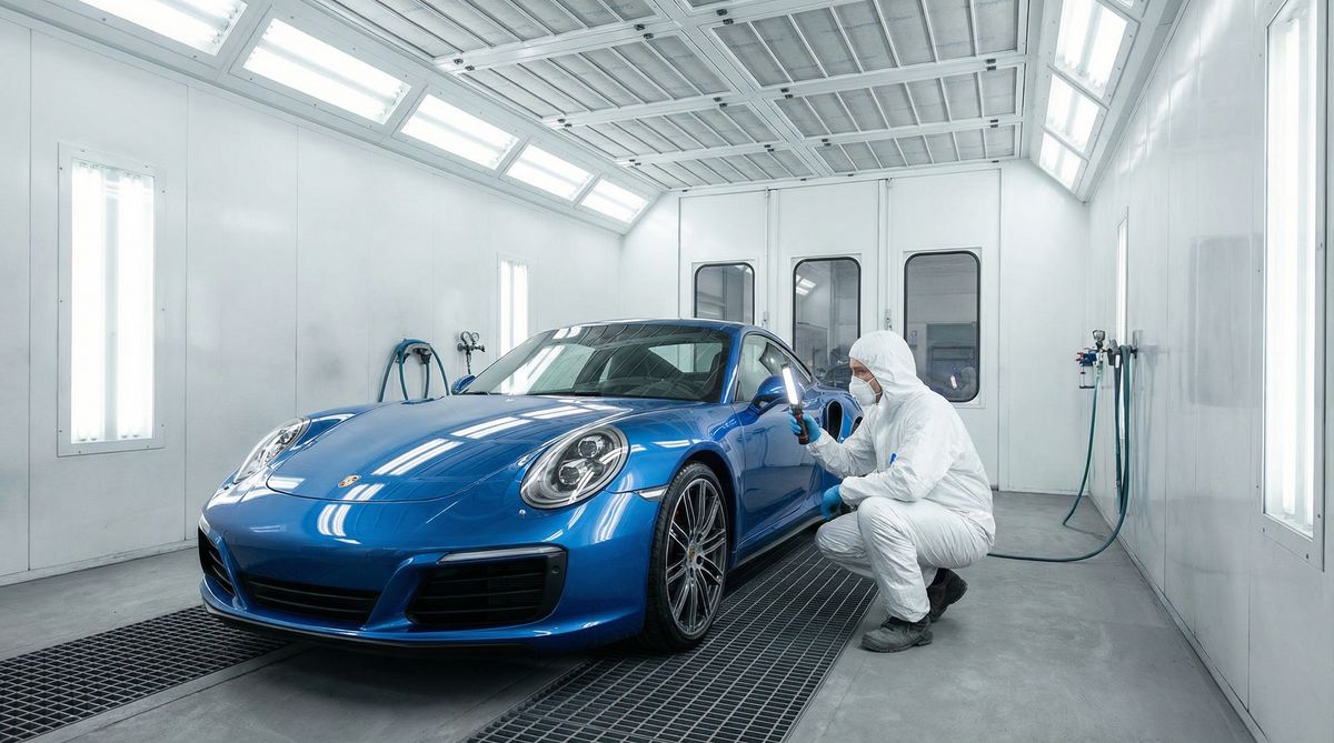 暗网视频演示 - 全车喷漆改色